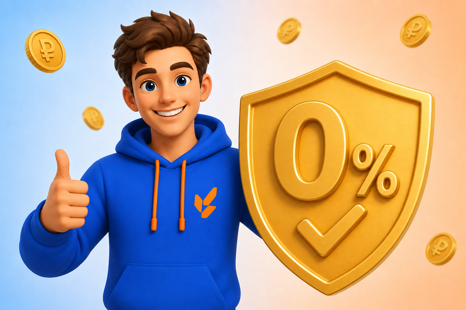 Первый заём под 0% — высокий шанс одобрения